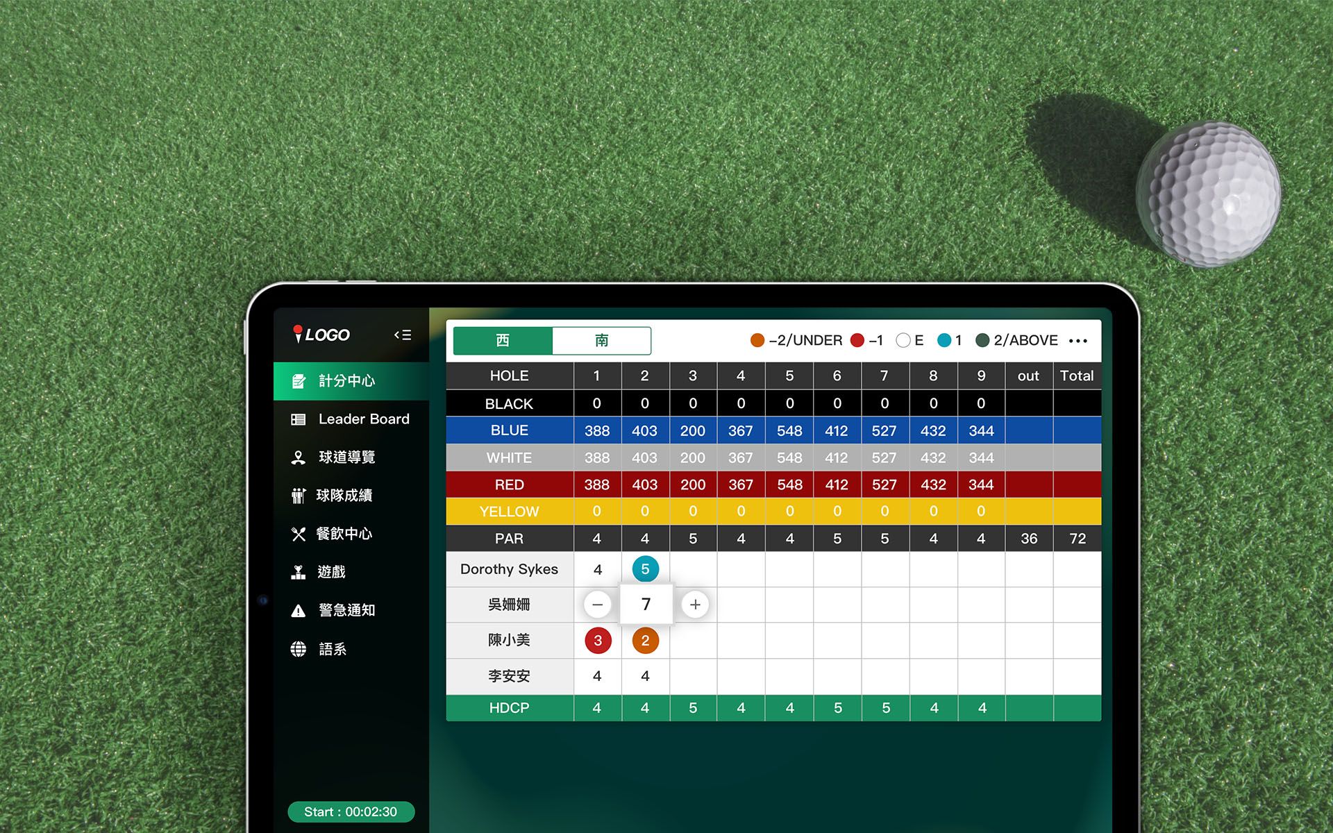 Golf management System